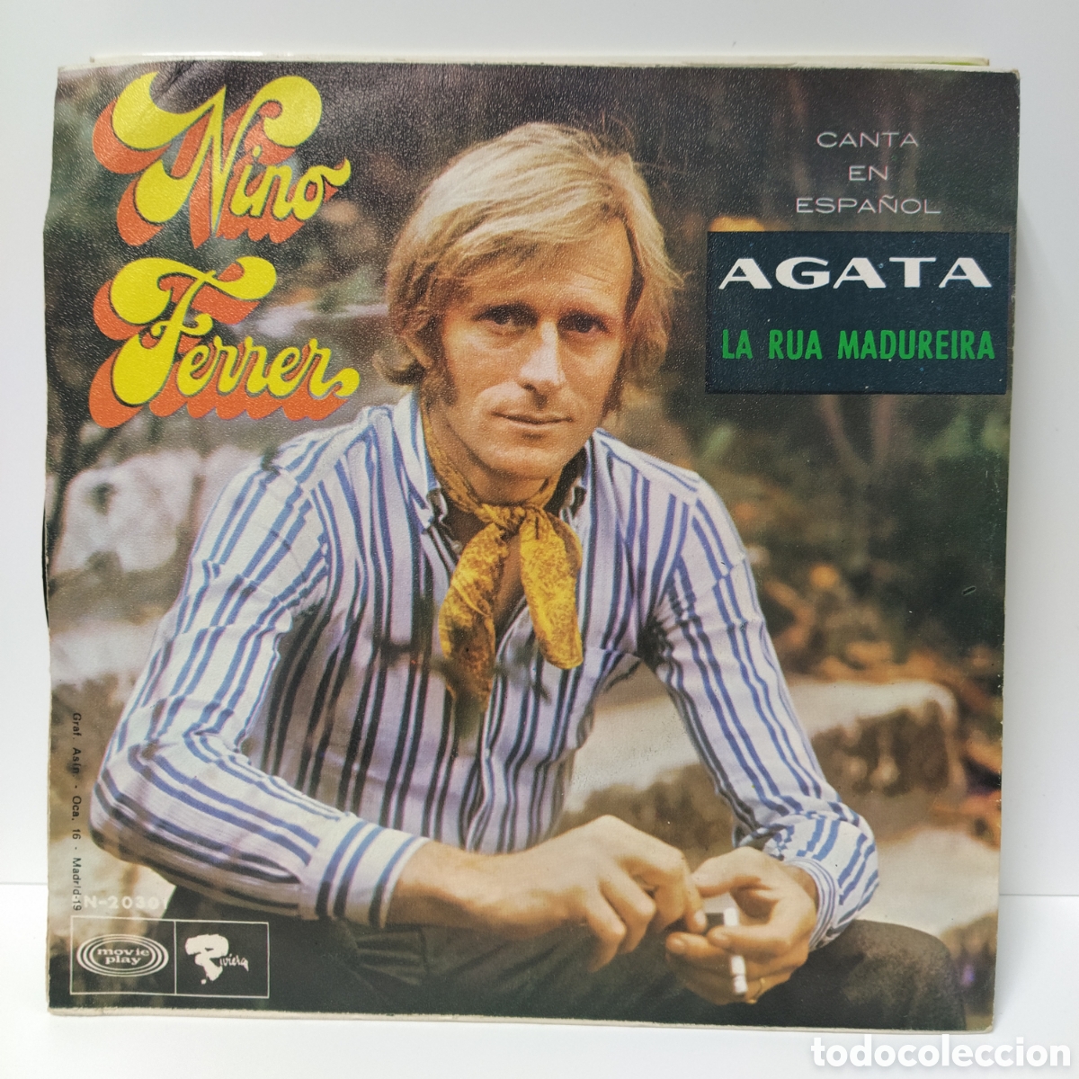 Discos de vinilo: Nino Ferrer - Agata (7&rdquo;, Single) - Foto 1