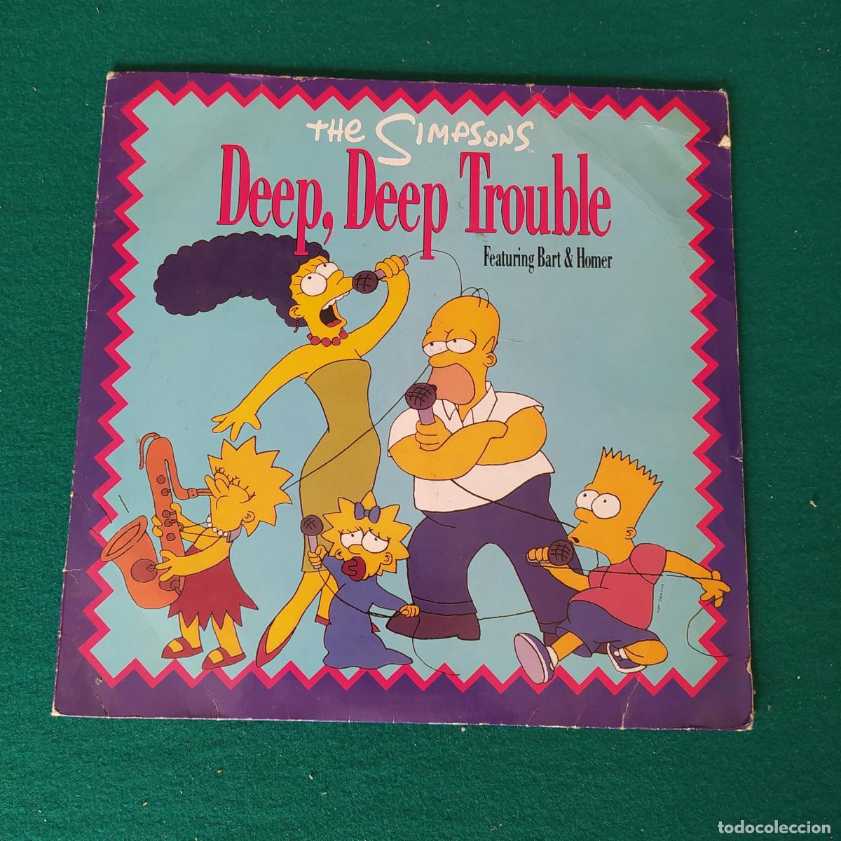 Discos de vinilo: The Simpsons Featuring Bart & Homer &ndash; Deep, Deep Trouble - Foto 1