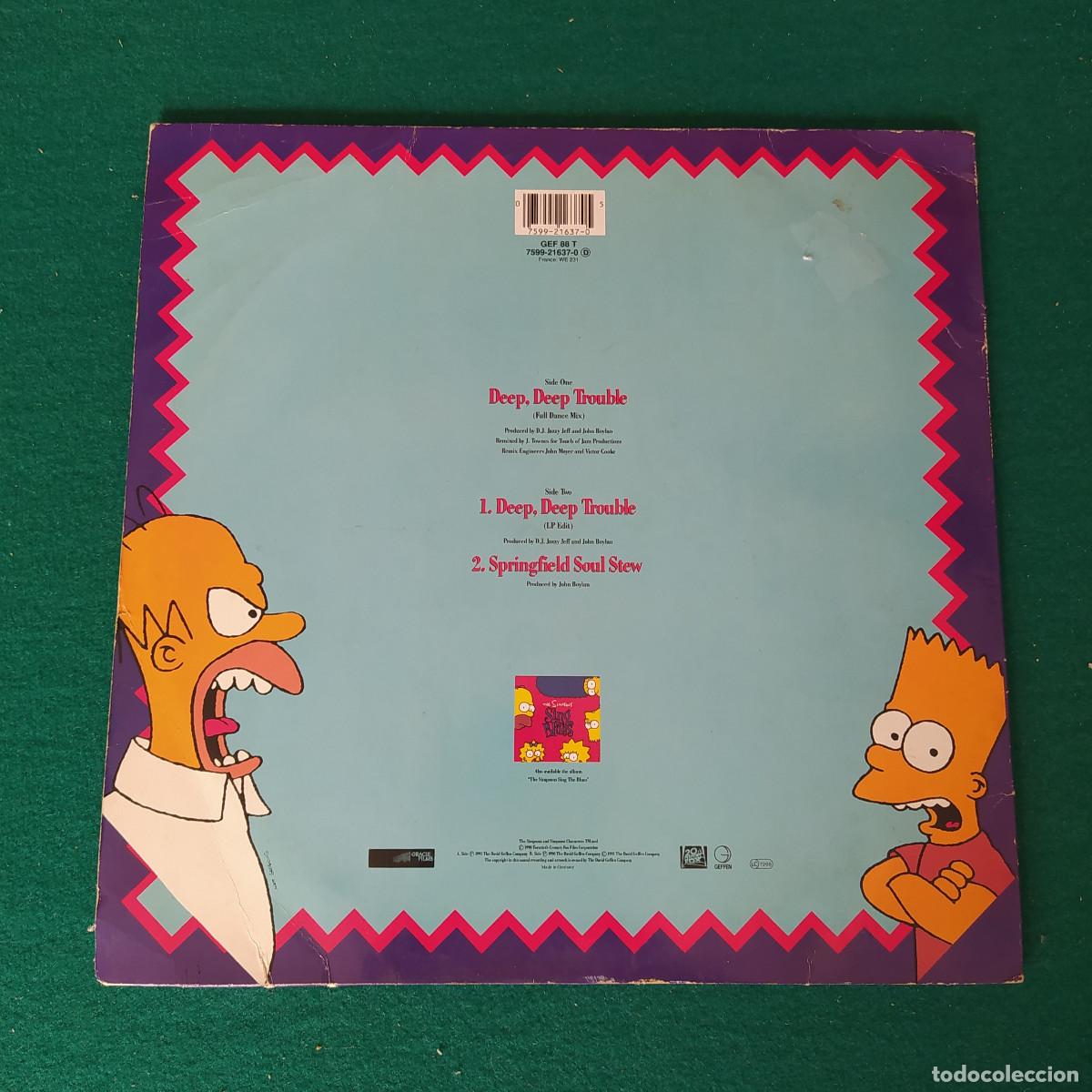Discos de vinilo: The Simpsons Featuring Bart & Homer &ndash; Deep, Deep Trouble - Foto 2