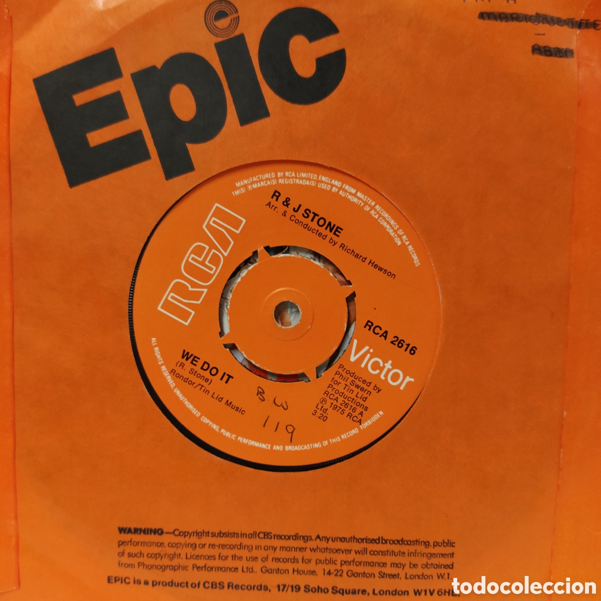 Discos de vinilo: R & J Stone - We Do It (7&rdquo;, Single) - Foto 2