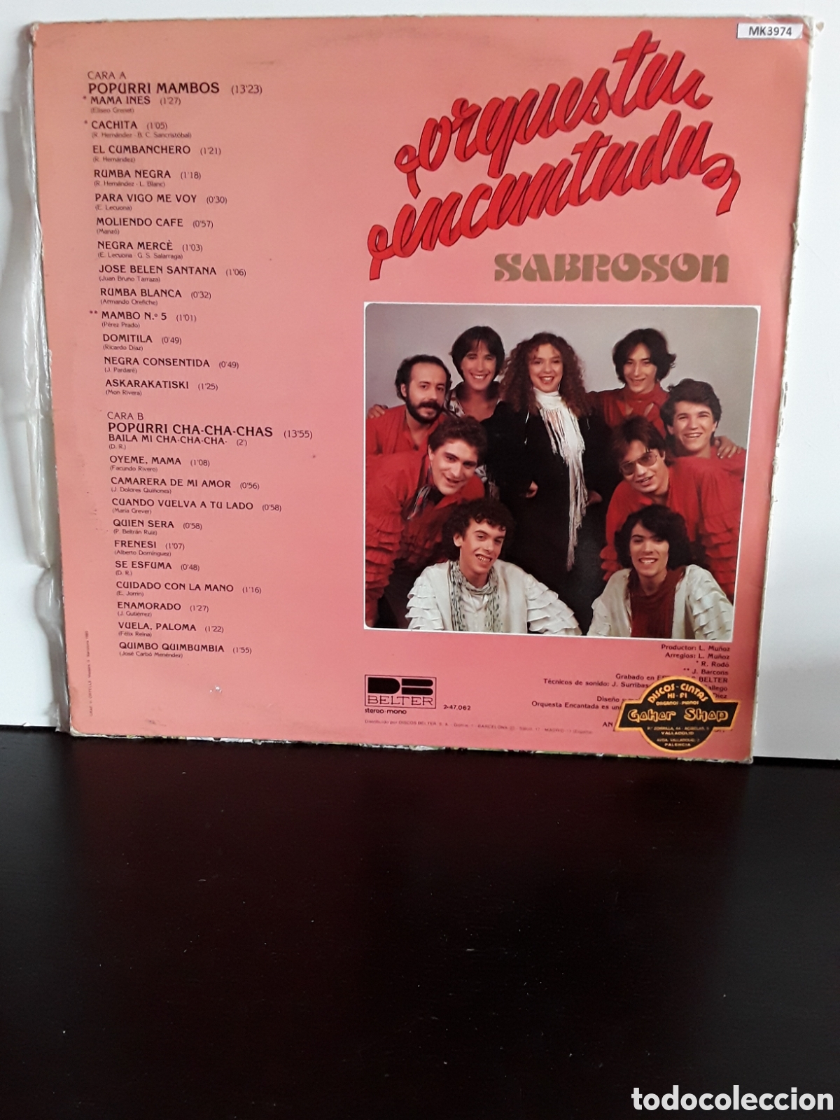 Discos de vinilo: Orquesta Encantada &lrm;&ndash; Sabroson - Foto 2