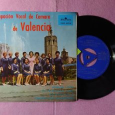 Discos de vinilo: 7” AGRUPACION VOCAL DE CAMARA DE VALENCIA - HABANA LINDA +3 - TRICENTER - SPAIN - EP (EX-/EX)