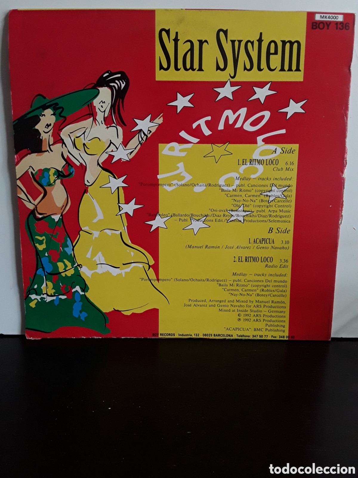 Discos de vinilo: Star System &lrm;&ndash; El Ritmo Loco - Foto 2