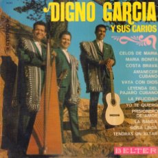 Discos de vinilo: DIGNO GARCIA Y SU CARIOS - CELOS DE MARIA, COSTA BRAVA, LA FELICIDAD.../ LP BELTER 1968 RF-19343