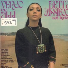 Discos de vinilo: BETTY MISSIEGO ”LOS INDIOS” - VENGO DE ALLI / LP OLYMPO 1973 RF-19349