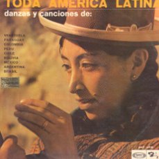 Discos de vinilo: TODA AMERICA LATINA - DANZAS Y CANCIONES DE: COLOMBIA, PERU, CHILE../ LP MOVIEPLAY 1967 RF-19356