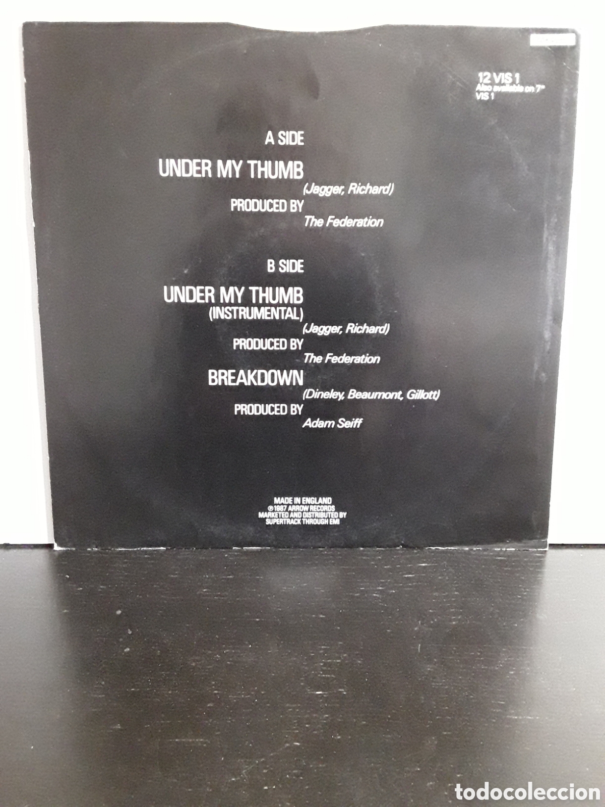 Discos de vinilo: Vision &ndash; Under My Thumb - Foto 2