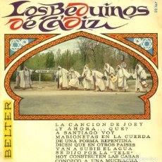 Discos de vinilo: EPS, COMPARSA LOS BEDUINOS DE CADIZ. LA CANCION DE JOEY, A SANTIAGO VOY..... RF-9817 ,2