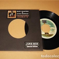 Discos de vinilo: SUZI QUATRO AND CHRIS NORMAN - TROPEZANDO (STUMBLIN' IN) - SINGLE - 1979 - JUKE-BOX - Nº1 UK