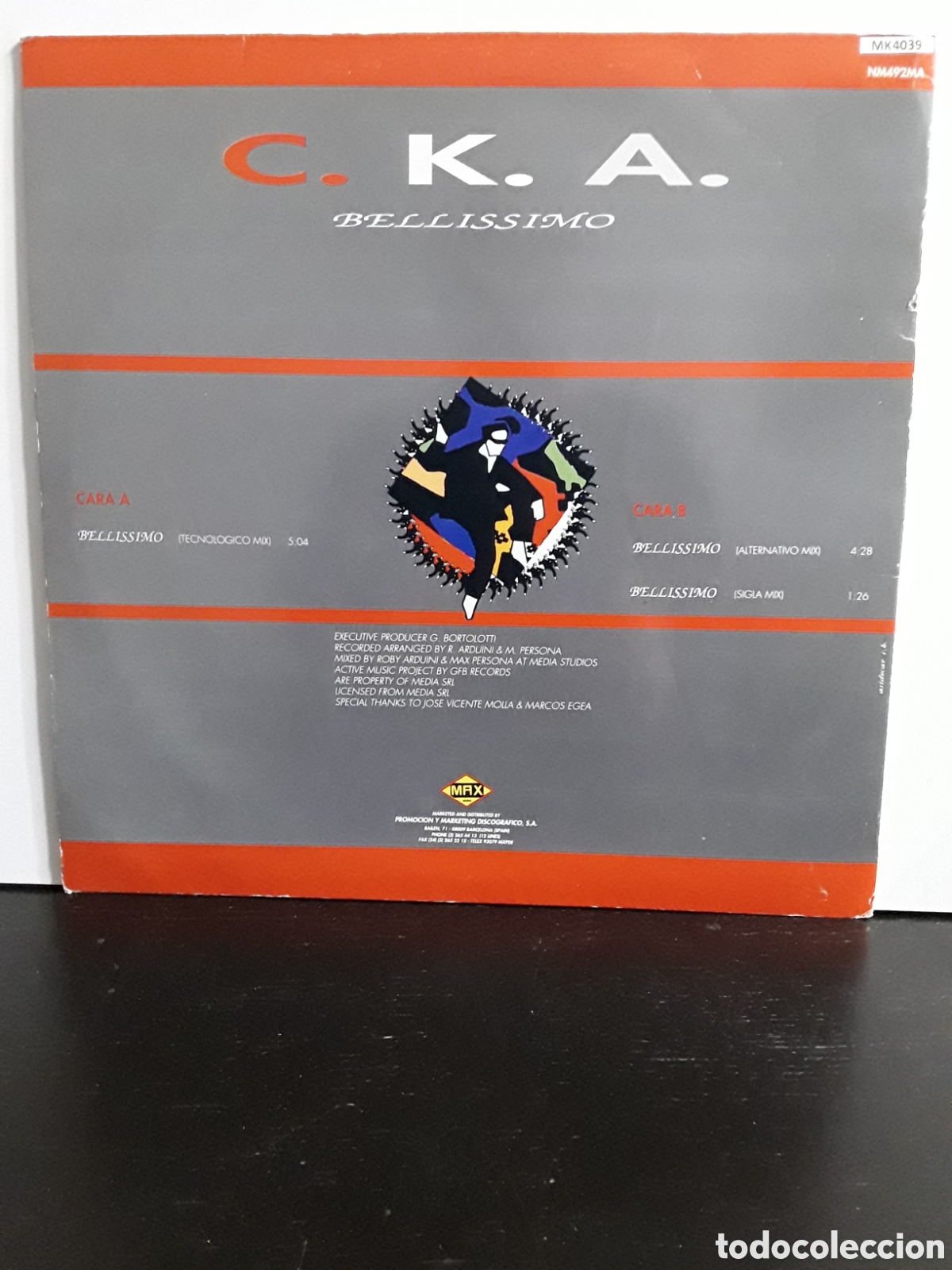 Discos de vinilo: C.K.A. &lrm;&ndash; Bellissimo - Foto 2