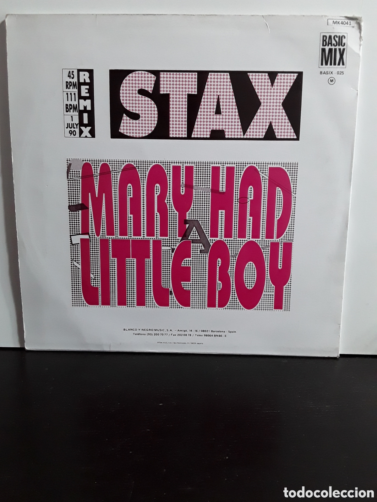 Discos de vinilo: Stax &lrm;&ndash; Mary Had A Little Boy - Foto 2