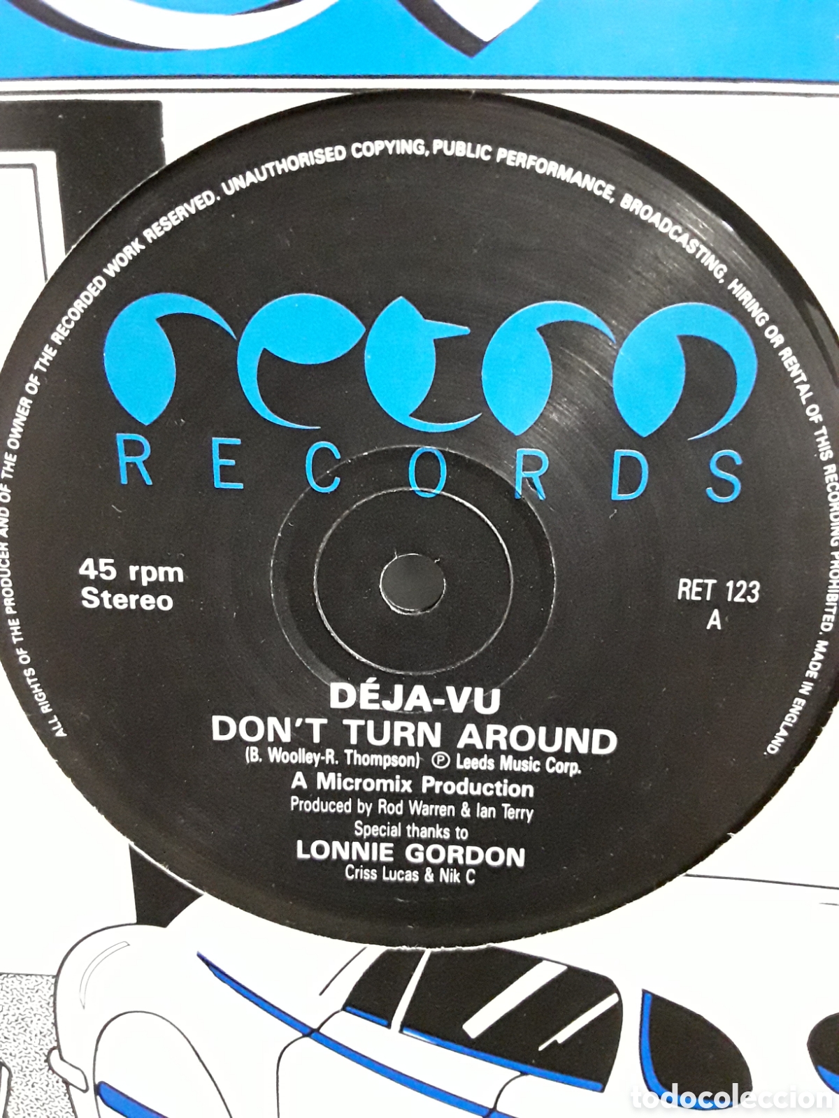 Discos de vinilo: D&eacute;ja-vu &lrm;&ndash; Dont Turn Around - Foto 2