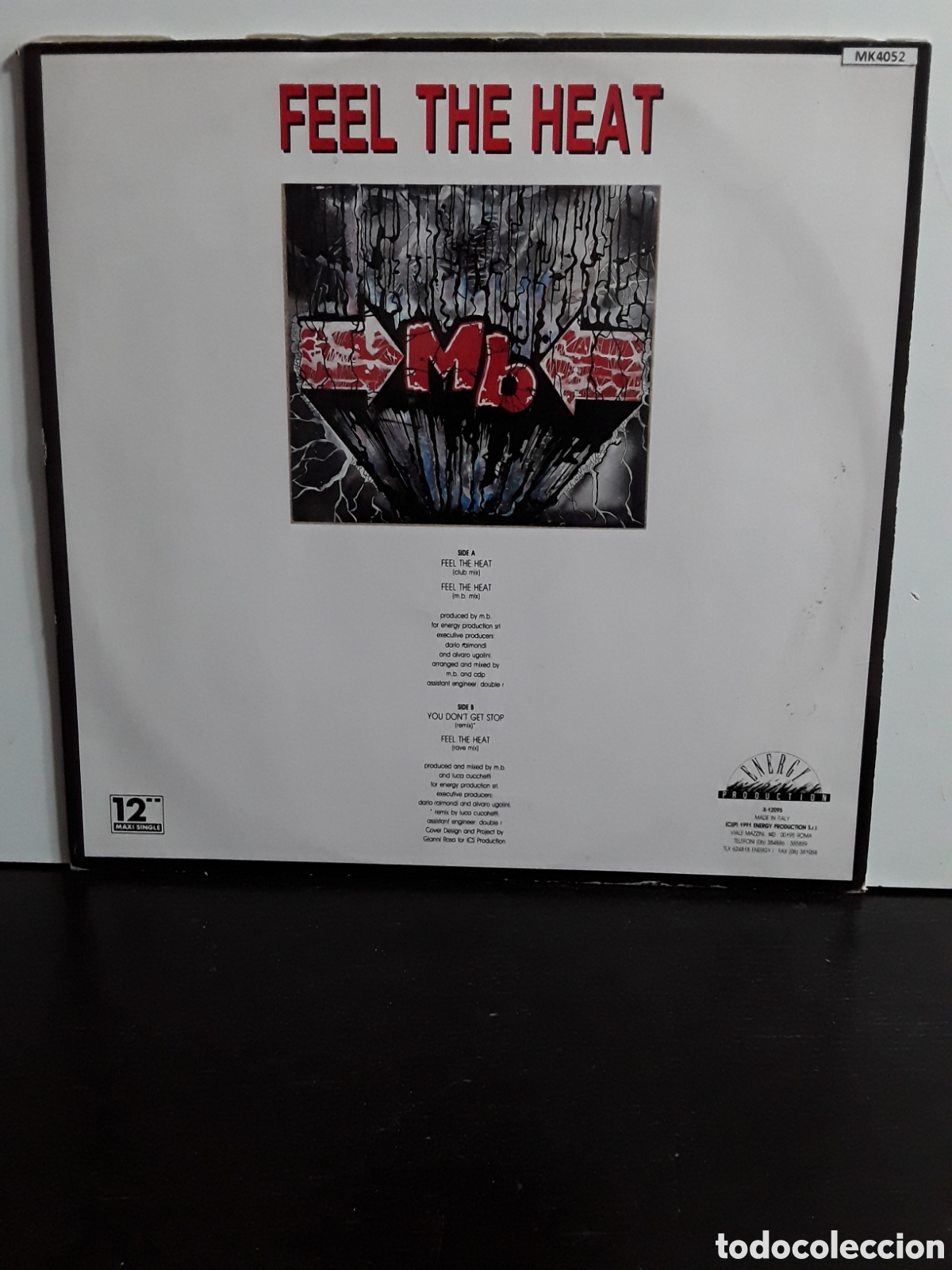 Discos de vinilo: M.B. &lrm;&ndash; Feel The Heat - Foto 2