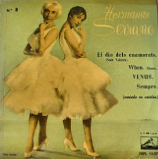 Discos de vinilo: HERMANAS SERRANO CANTAN EN CATALAN EP SELLO LA VOZ DE SU AMO EDITADO EN ESPAÑA AÑO 1959...