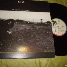 Discos de vinilo: U2. IN GOD´S COUNTRY. MAXI-SINGLE. ISLAND, 1987. EDC. CANADA. IMPECABLE(#)