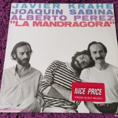 Discos de vinilo: JAVIER KRAHE, JOAQUÍN SABINA, ALBERTO PÉREZ – LA MANDRÁGORA VINILO, LP, 1983 SPAIN S 32139