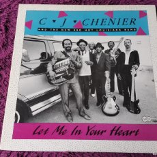 Discos de vinilo: C.J. CHENIER AND THE RED HOT LOUISIANA BAND – LET ME IN YOUR HEART VINILO, LP, 1988 US 1098