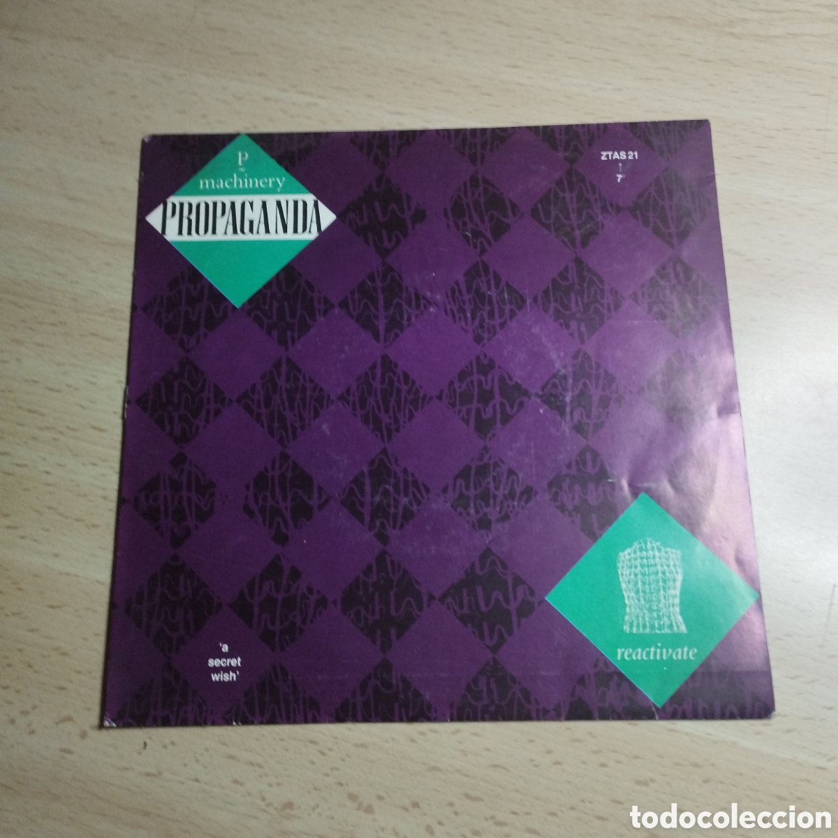 Discos de vinilo: Single 7&rdquo; Propaganda. 1985 machinery + reactivate. Mix - Foto 1