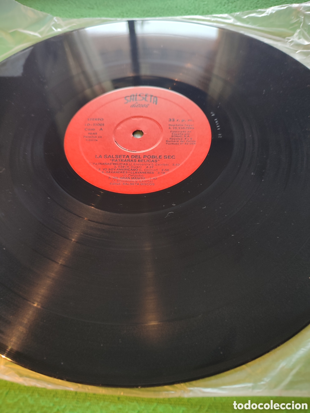 Discos de vinilo: Salseta del Poble Sec - Patra&ntilde;as B&eacute;licas - Foto 3