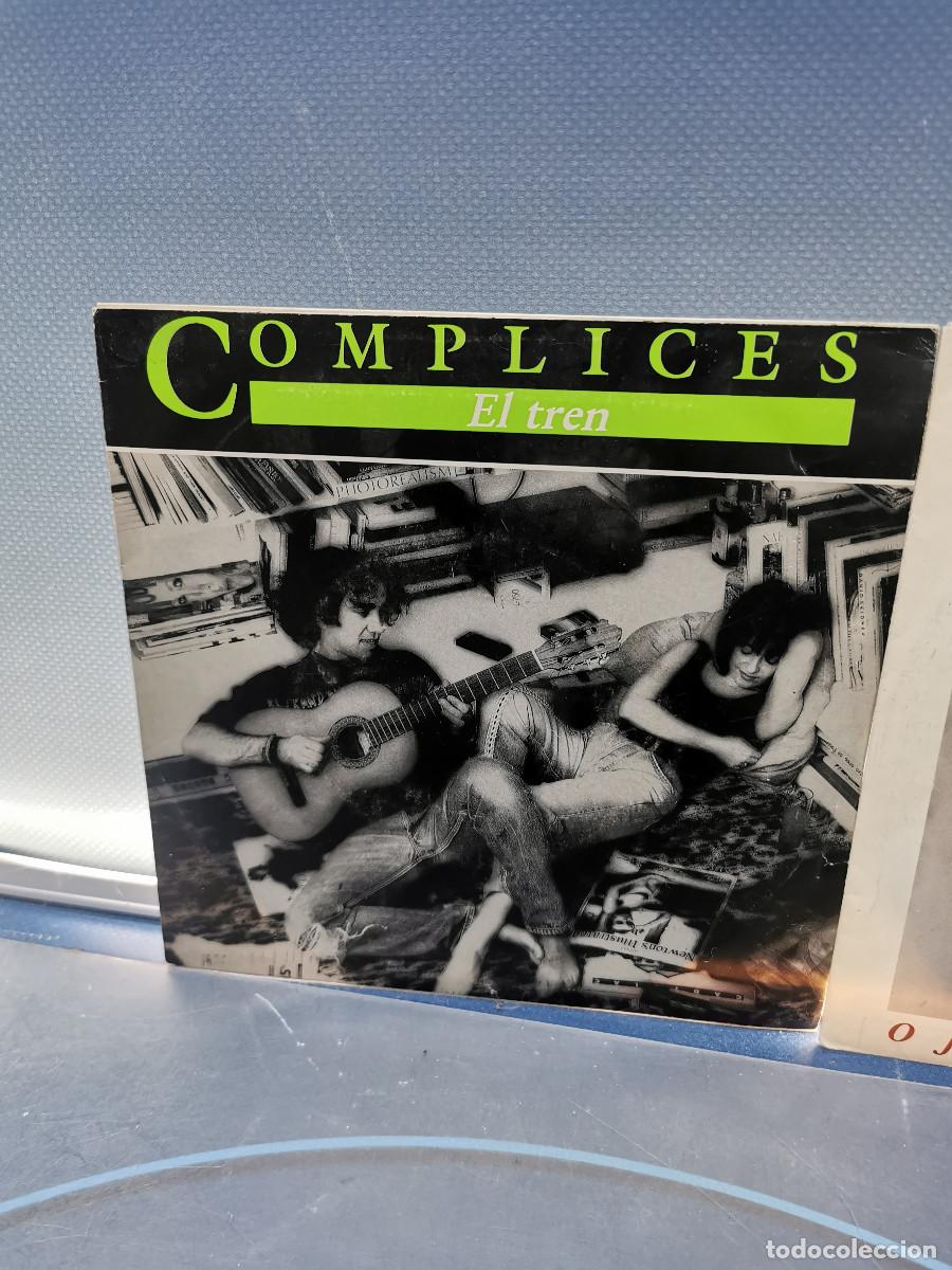 Discos de vinilo: Disco, 2 EPs, vinilos, 7&rdquo; - COMPLICES El tren/Ojos gitanos - Foto 2