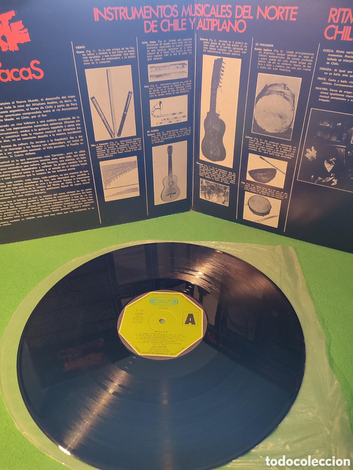 Discos de vinilo: Los Curacas - Norte Vinilo Lp - Foto 2
