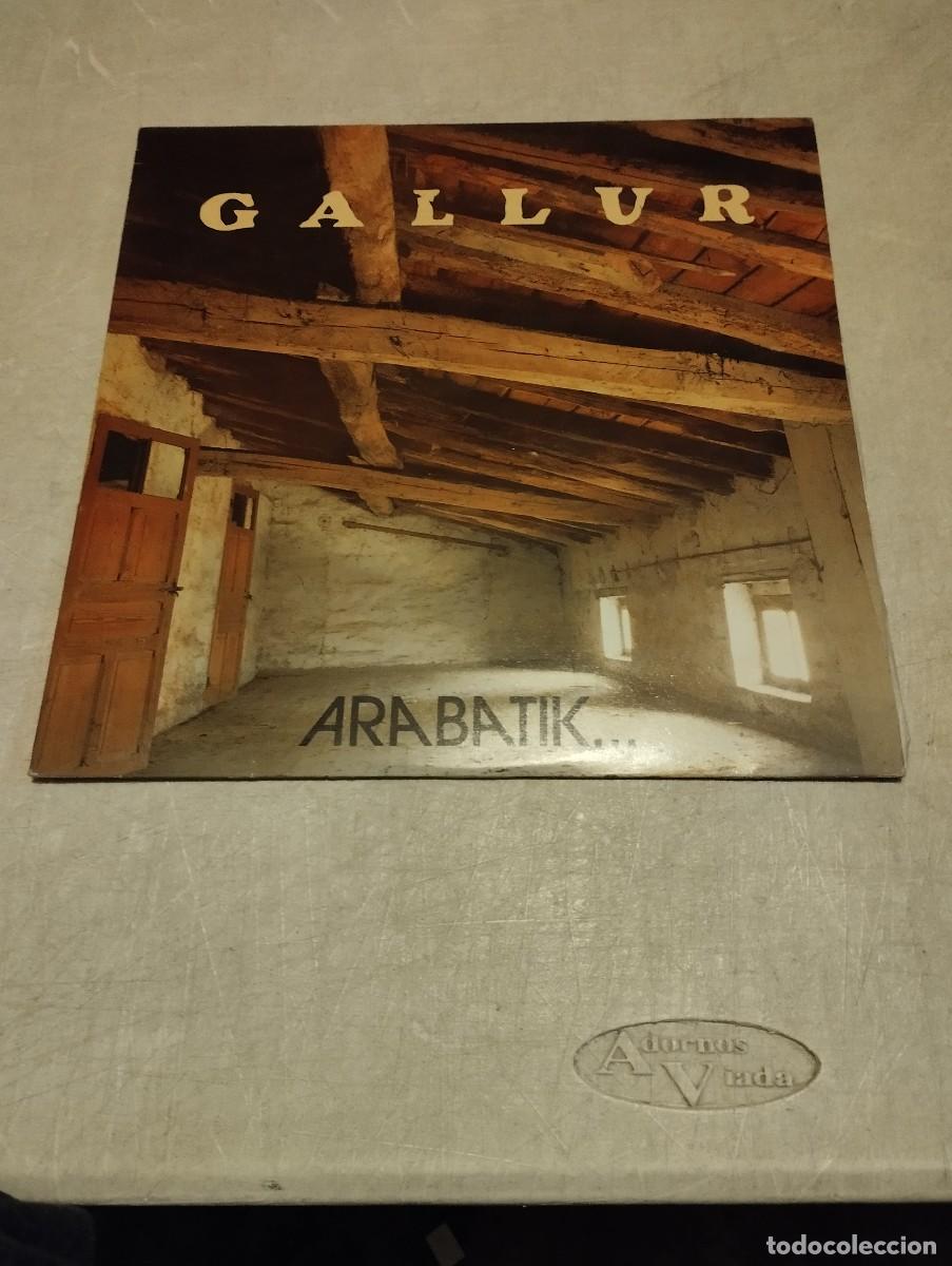 Discos de vinilo: Gallur LP Arabatik insert letras - Foto 1