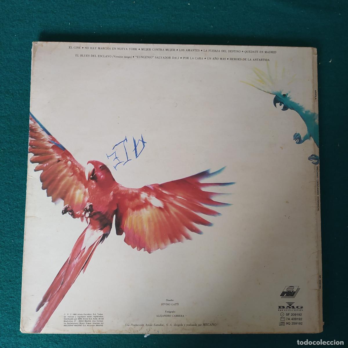 Discos de vinilo: MECANO &ndash; DESCANSO DOMINICAL - Foto 2