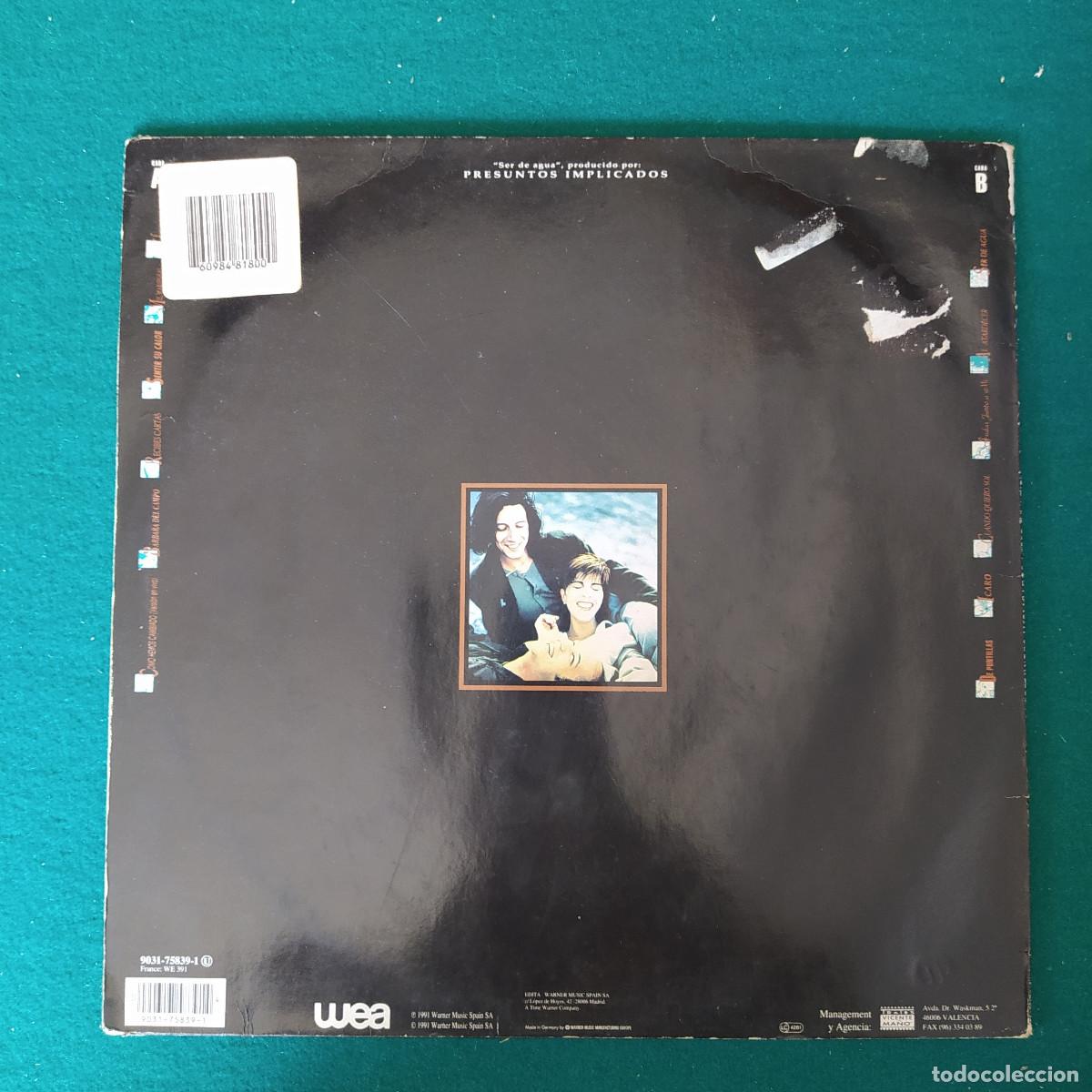 Discos de vinilo: PRESUNTOS IMPLICADOS &ndash; SER DE AGUA - Foto 2
