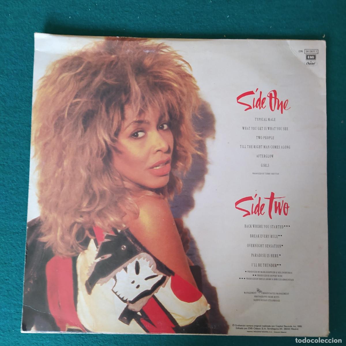 Discos de vinilo: TINA TURNER &ndash; BREAK EVERY RULE - Foto 2