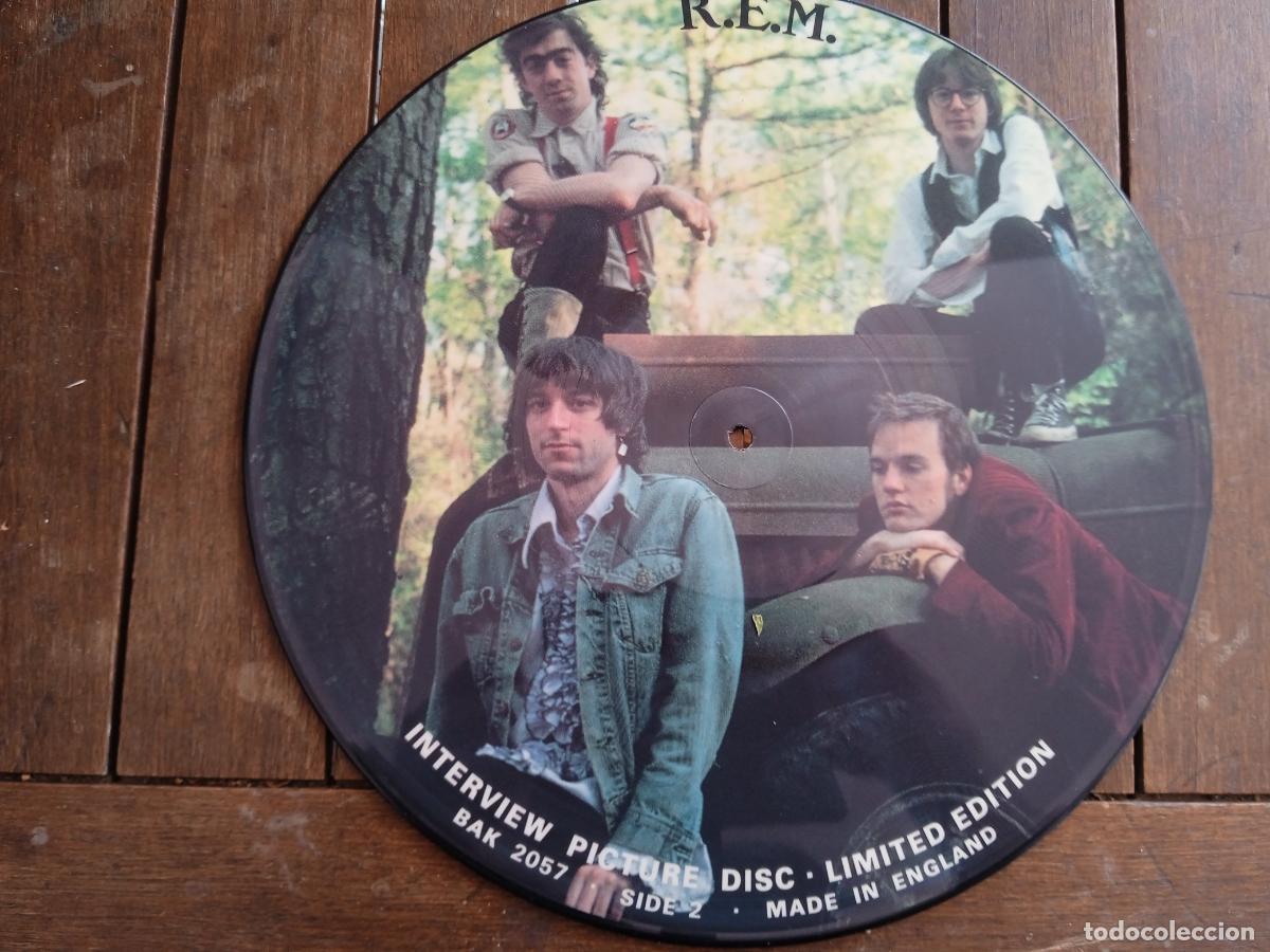 Discos de vinilo: REM. R.E.M. LP Interview Picture Disc. LIMITED EDITION. - Foto 2