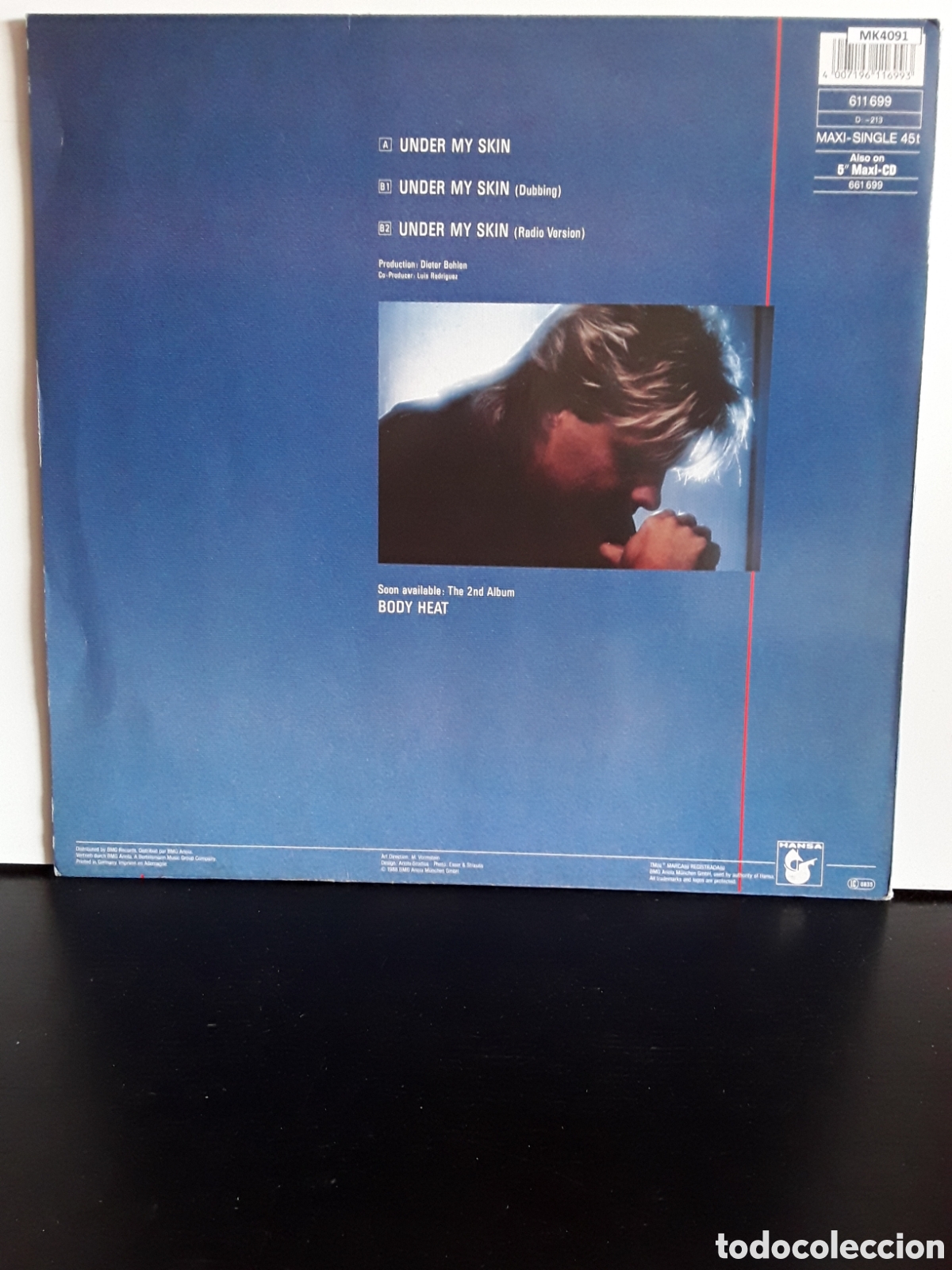 Discos de vinilo: Blue System &lrm;&ndash; Under My Skin - Foto 2
