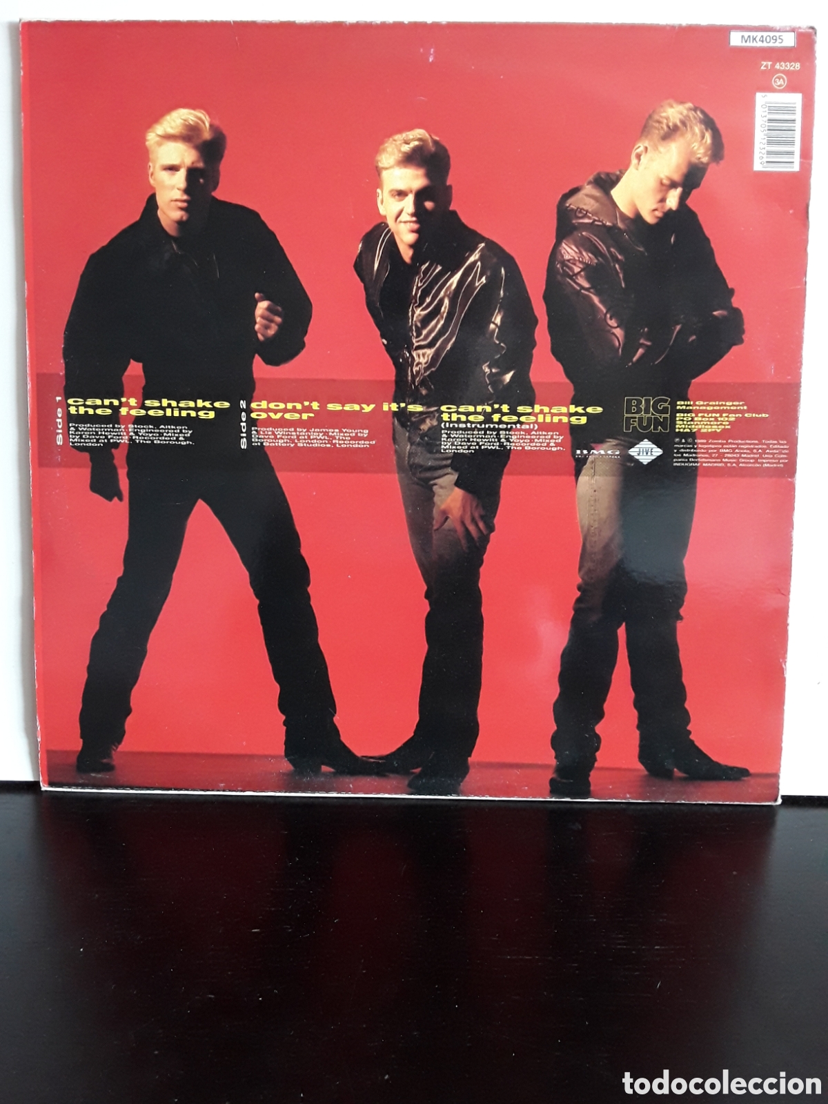 Discos de vinilo: Big Fun &lrm;&ndash; Cant Shake The Feeling - Foto 2
