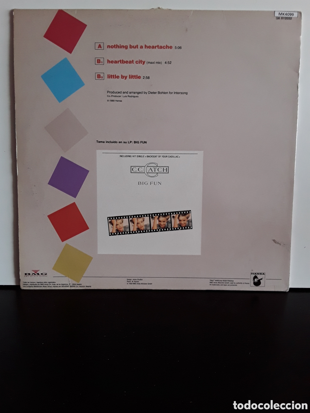 Discos de vinilo: C.C. Catch &lrm;&ndash; Nothing But A Heartache - Foto 2