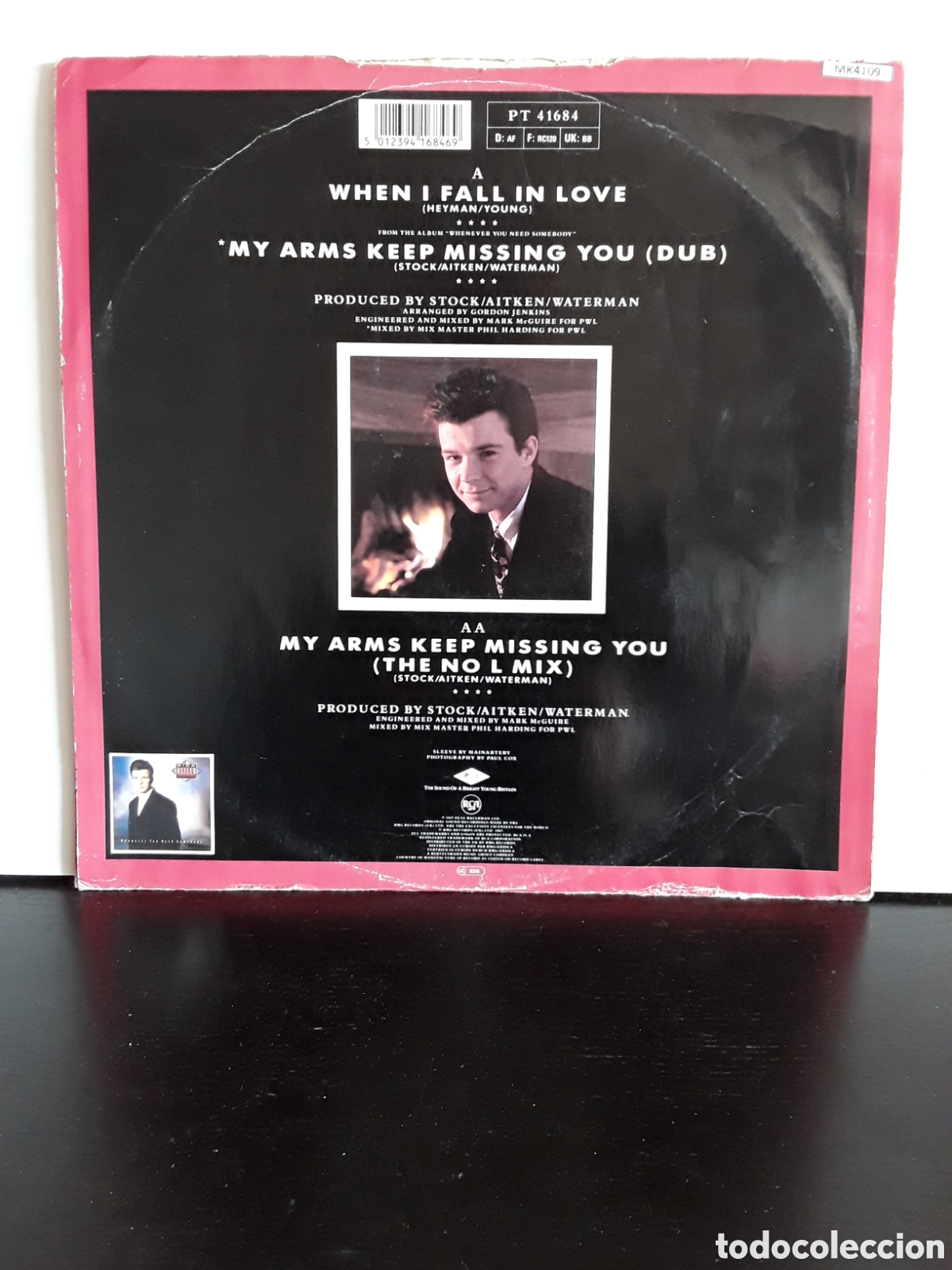 Discos de vinilo: Rick Astley &lrm;&ndash; When I Fall In Love / My Arms Keep Missing You - Foto 2