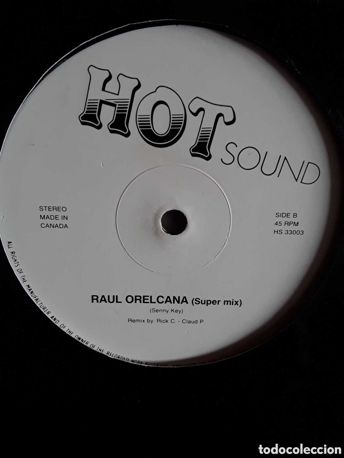 Discos de vinilo: Raul Orelcana &lrm;&ndash; Special Remix - Foto 2