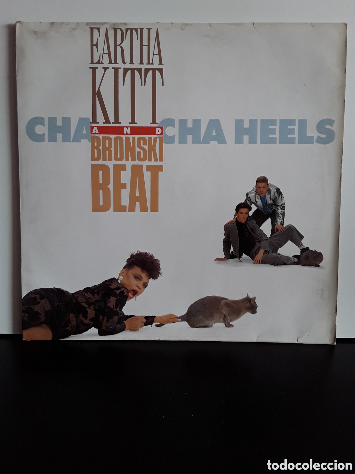 Discos de vinilo: Eartha Kitt & Bronski Beat &lrm;&ndash; Cha Cha Heels - Foto 1