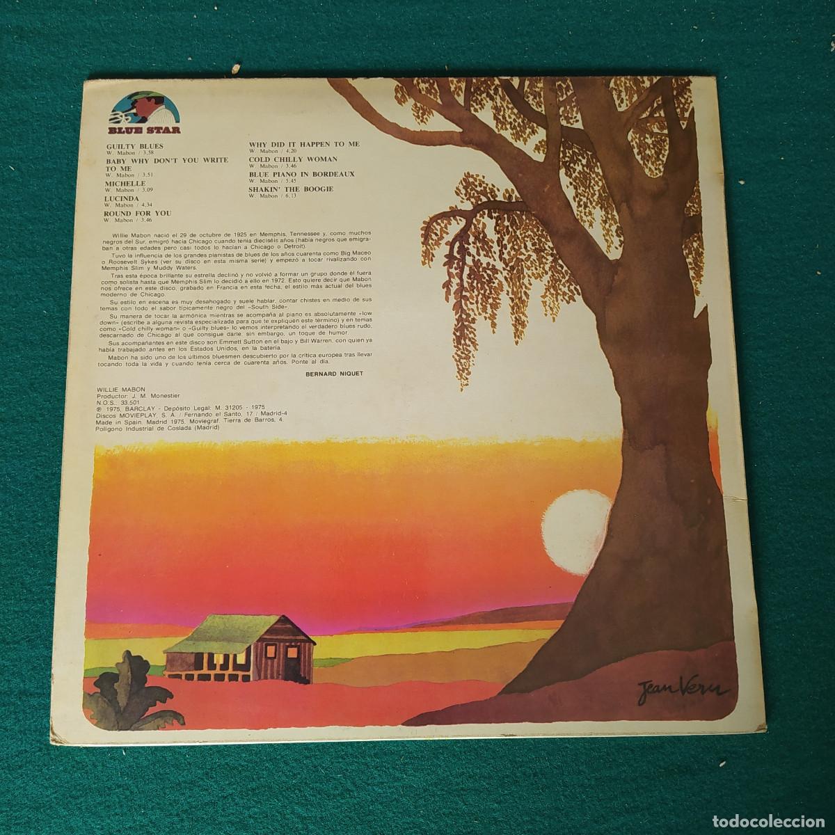 Discos de vinilo: Willie Mabon &ndash; Cold Chilly Woman - Foto 2