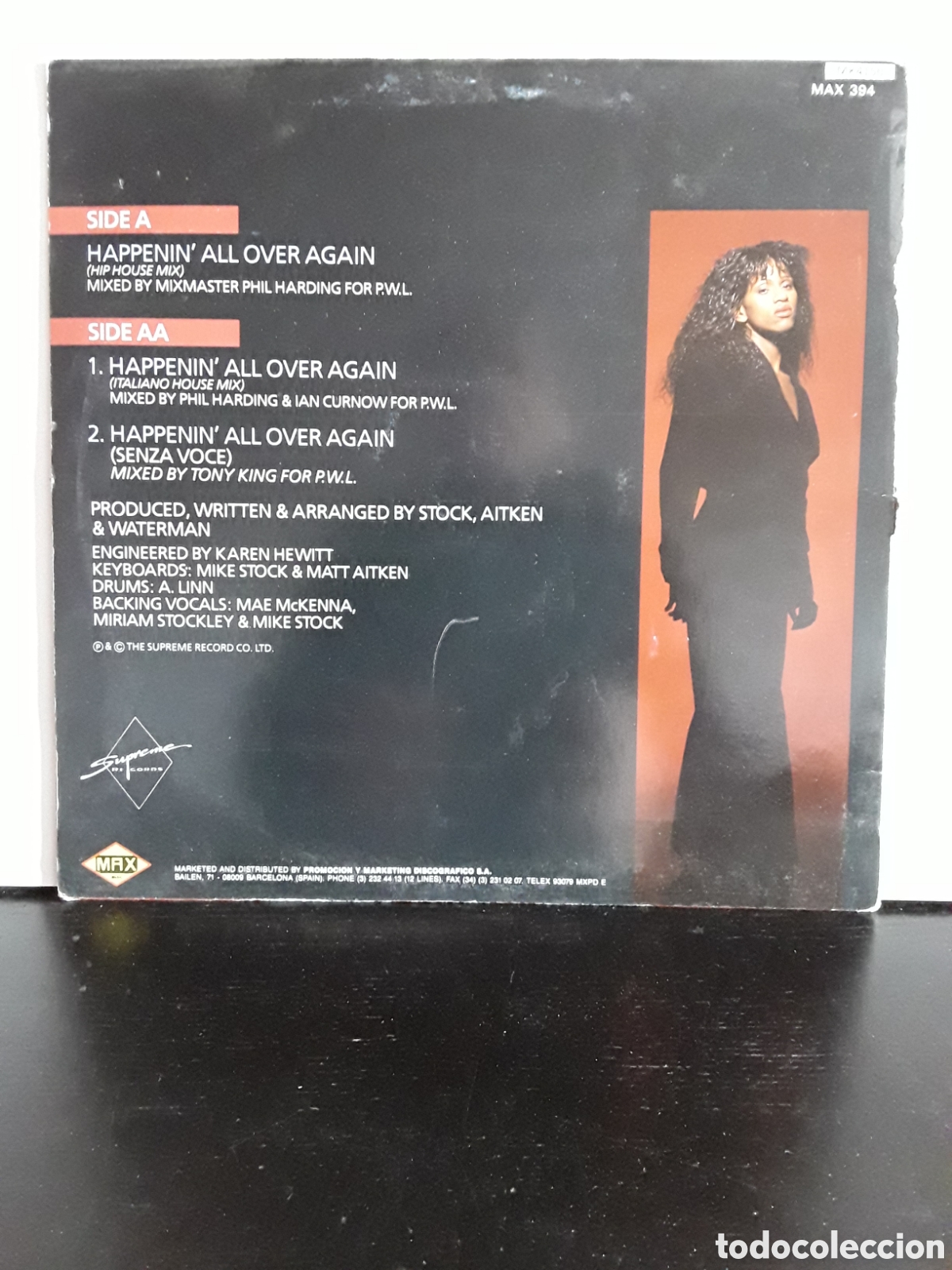 Discos de vinilo: Lonnie Gordon &lrm;&ndash; Happenin All Over Again - Foto 2