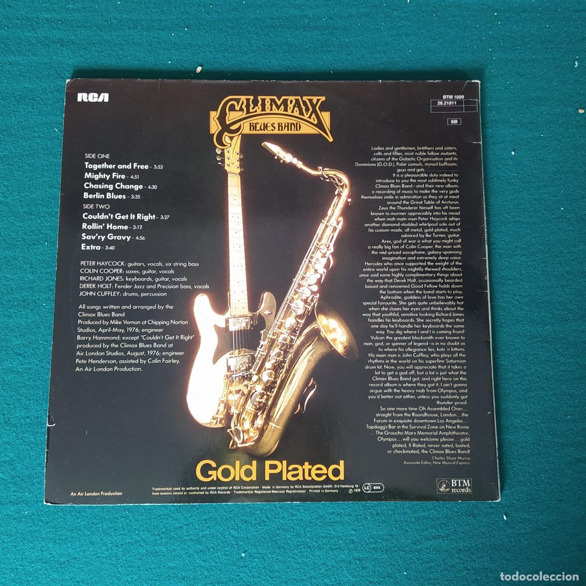 Discos de vinilo: Climax Blues Band &ndash; Gold Plated - Foto 2