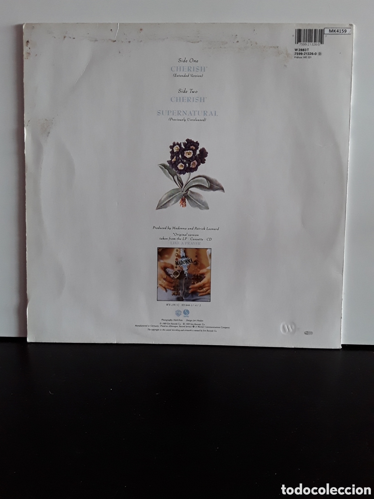 Discos de vinilo: Madonna &lrm;&ndash; Cherish - Foto 2
