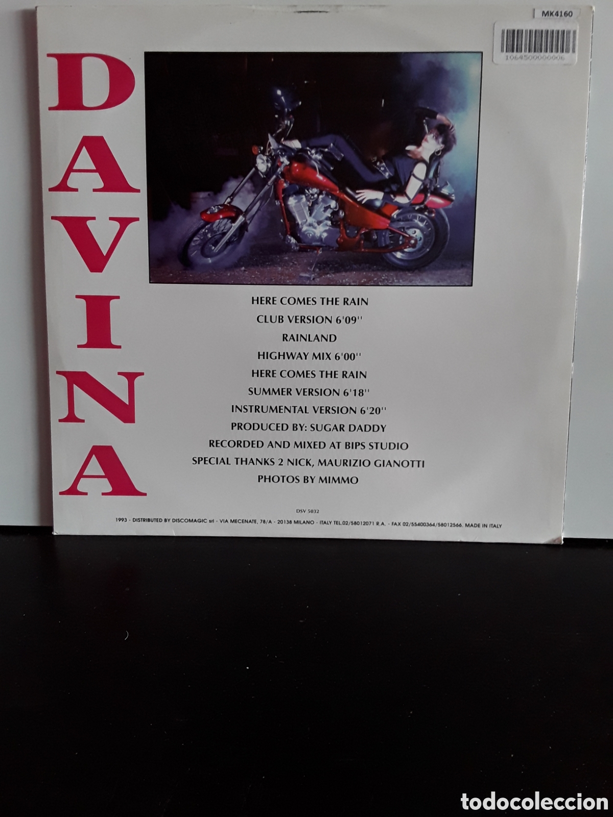 Discos de vinilo: Davina &lrm;&ndash; Here Comes The Rain - Foto 2
