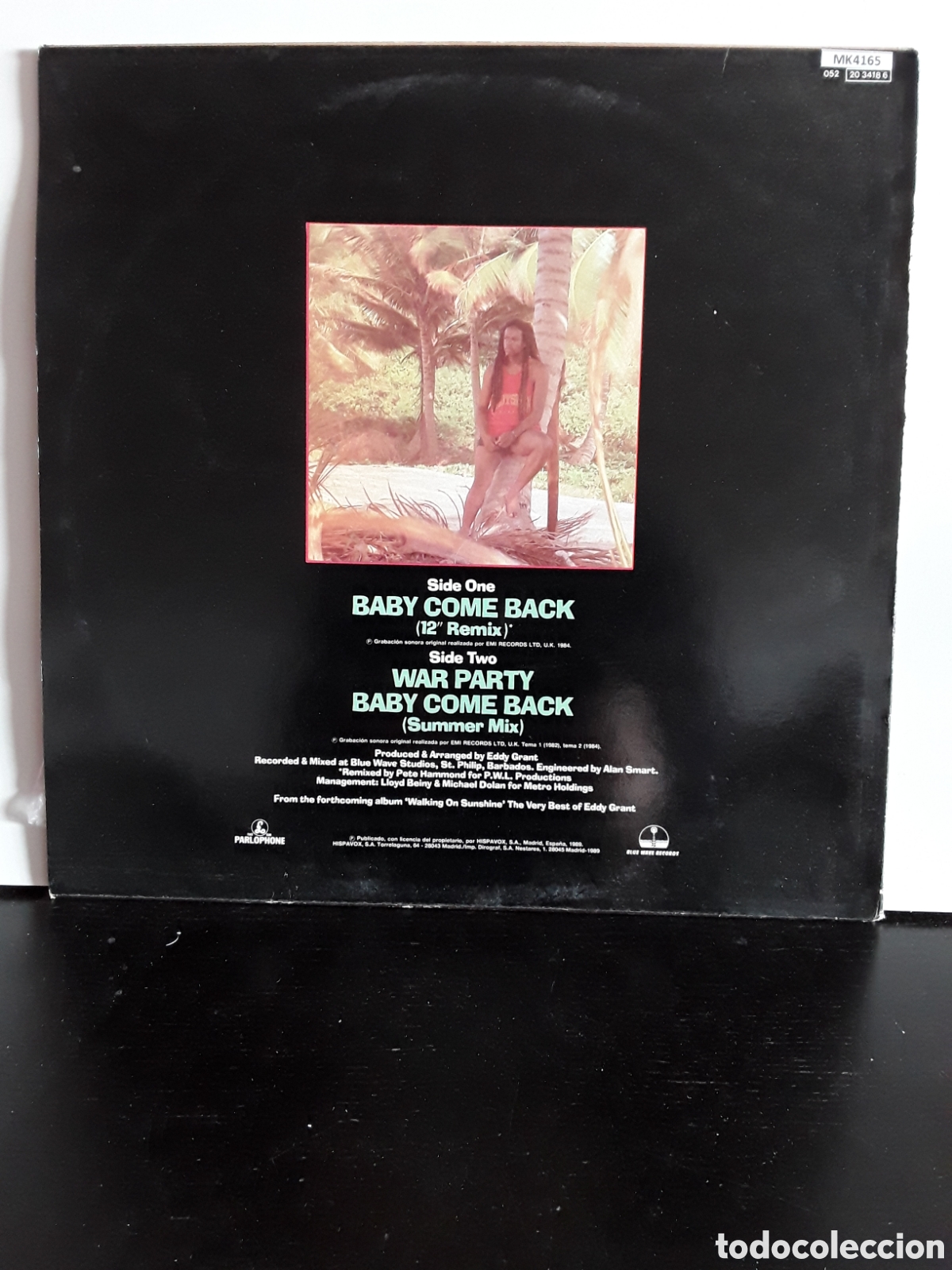 Discos de vinilo: Eddy Grant &lrm;&ndash; Baby Come Back - Foto 2