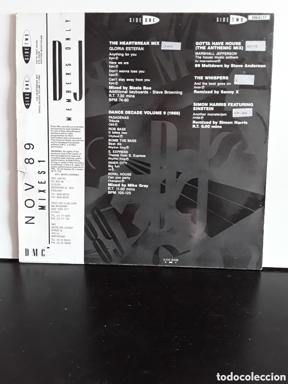Discos de vinilo: November 89 - Mixes 1 - Foto 2