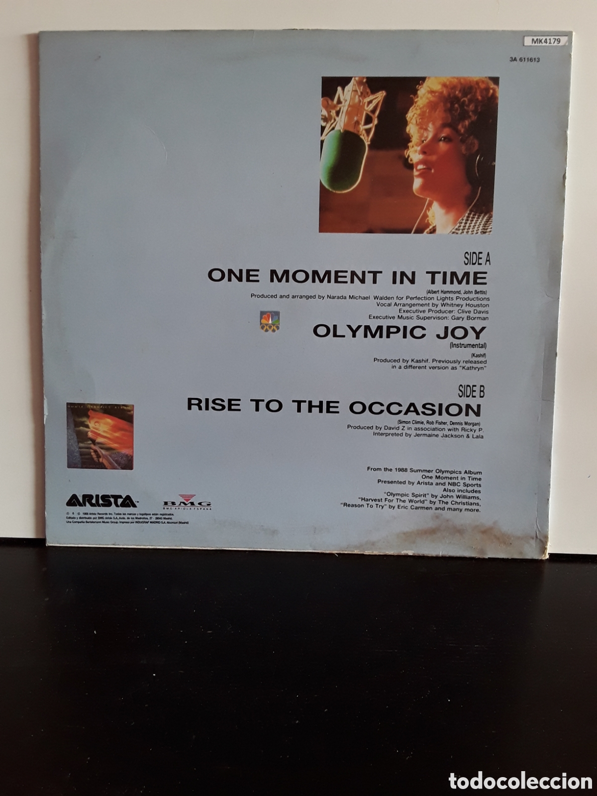 Discos de vinilo: Whitney Houston &lrm;&ndash; One Moment In Time - Foto 2