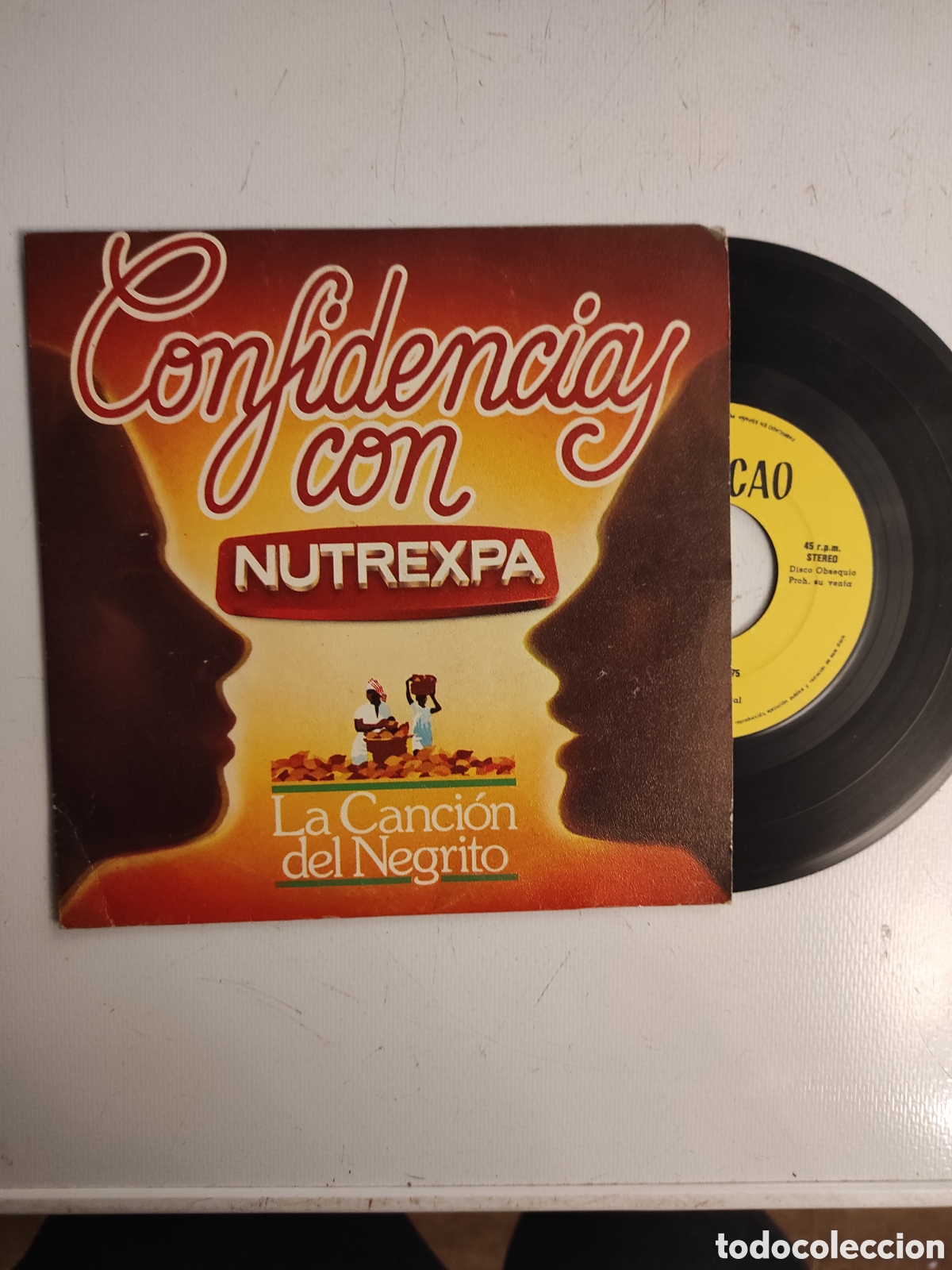 Discos de vinilo: Cola Cao - La canci&oacute;n del negrito - Foto 1