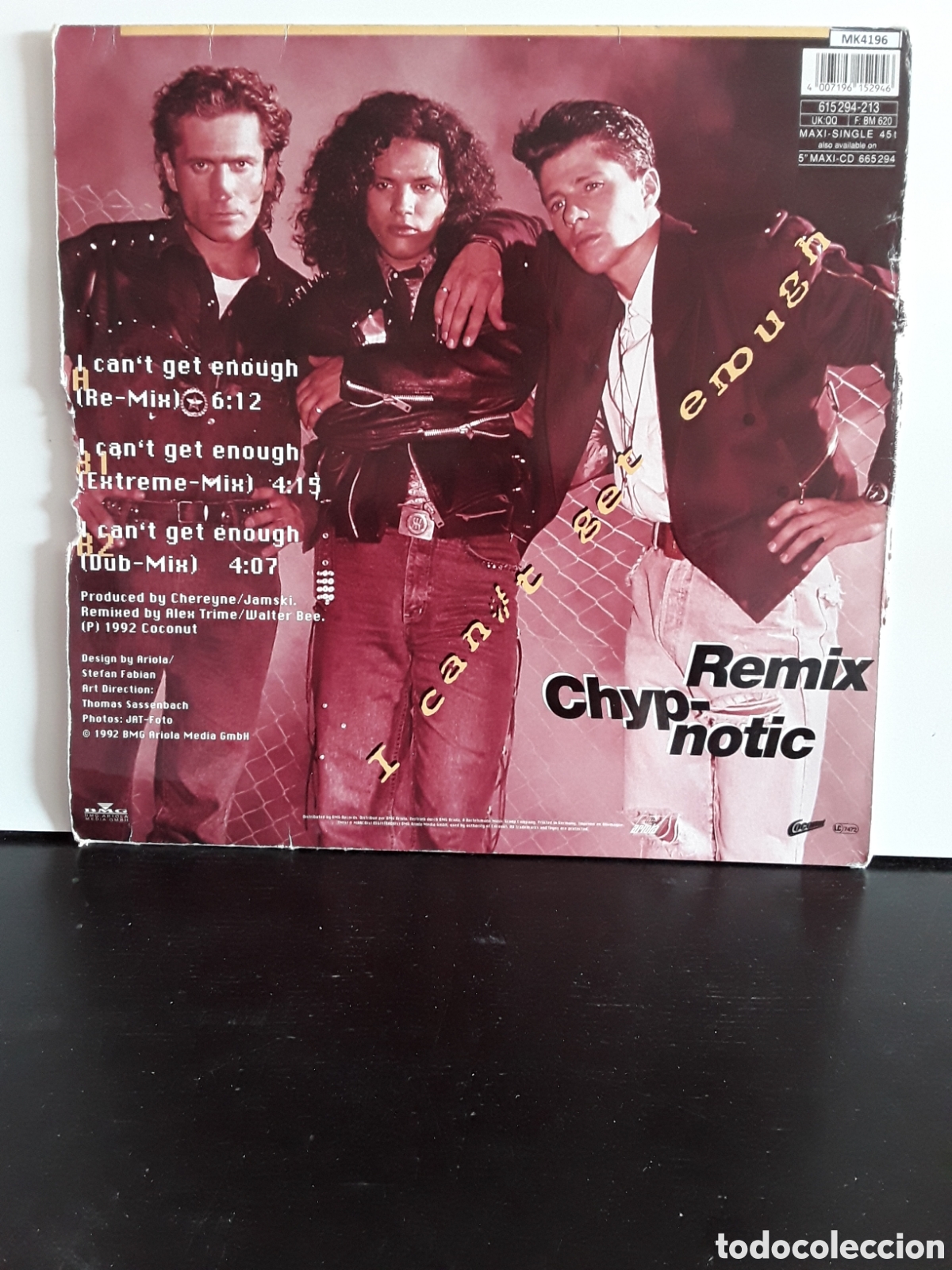 Discos de vinilo: Chyp-Notic &lrm;&ndash; I Cant Get Enough (Remix) - Foto 2