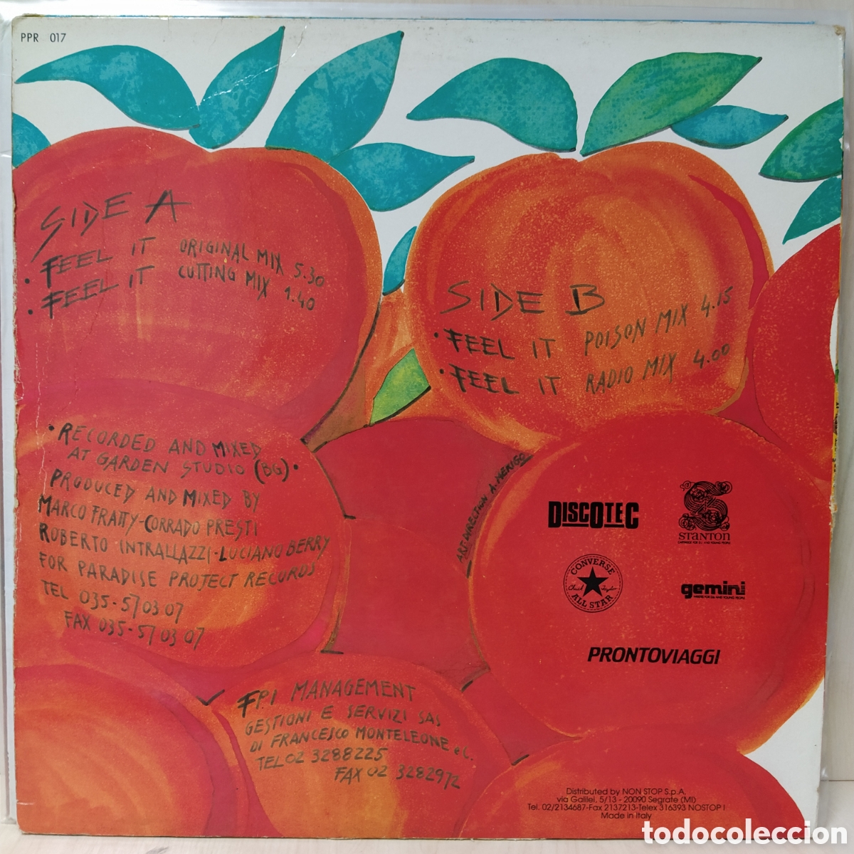 Discos de vinilo: FPI Project - Feel It (12&rdquo;, Maxi) - Foto 2