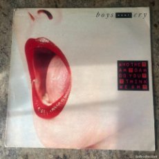 Discos de vinilo: BOYS DON'T CRY - WHO THE AM DAM DO YOU THINK WE AM . MAXII SINGLE. 1987 VICTORIA ED MUSICALES