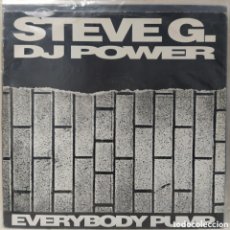 Discos de vinilo: STEVE G. DJ POWER - EVERYBODY PUMP (12”, MAXI)