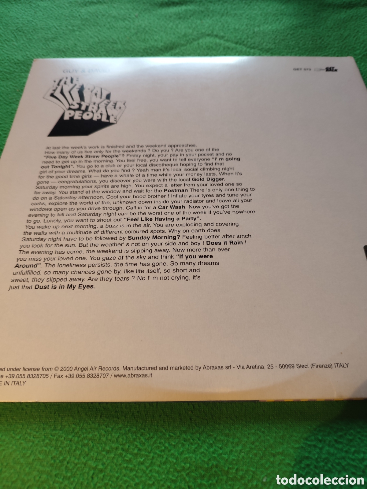 Discos de vinilo: The Five Day Week Straw People - Same - Foto 3